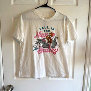 Tom and Jerry Fall is for Naps and Snacks Graphic Tee